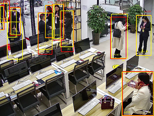 AI智能人形分析监控摄像头